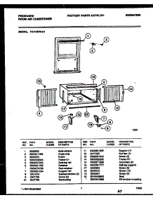 06 - Window Mounting Parts parts for Frigidaire Air Conditioner FAV157S1A2 from AppliancePartsPros.com