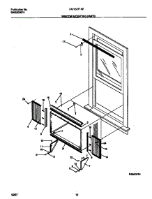 06 - Window Mounting Parts parts for Frigidaire Air Conditioner FAV157F1A2 from AppliancePartsPros.com