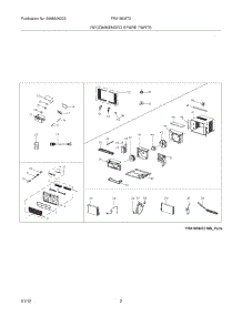 03 - Recommended Spare Parts parts for Frigidaire Air Conditioner FRA186MT212 from AppliancePartsPros.com