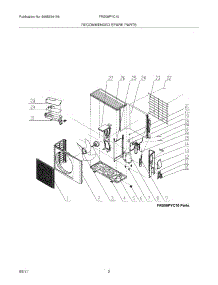 03 - Recommended Spare Parts parts for Frigidaire Air Conditioner FRS09PYC10 from AppliancePartsPros.com