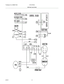 04 - Wiring Diagram parts for Frigidaire Air Conditioner LRA18HMU213 from AppliancePartsPros.com