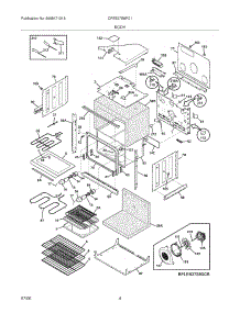05 - Body parts for Frigidaire Oven CPEB27S9FC1 from AppliancePartsPros.com