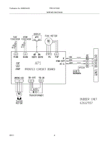 04 - Wiring Diagram parts for Frigidaire Air Conditioner FRS184YW20 from AppliancePartsPros.com