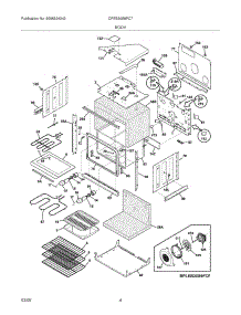 05 - Body parts for Frigidaire Oven CPEB30S9FC7 from AppliancePartsPros.com