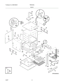 05 - Body parts for Frigidaire Oven FEB24S5ASC from AppliancePartsPros.com