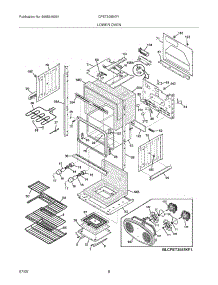 07 - Lower Oven parts for Frigidaire Oven CPET3085KF1 from AppliancePartsPros.com