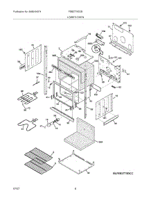 07 - Lower Oven parts for Frigidaire Oven FEB27T5GCB from AppliancePartsPros.com