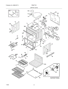 05 - Upper Oven parts for Frigidaire Oven FEB27T6DSA from AppliancePartsPros.com