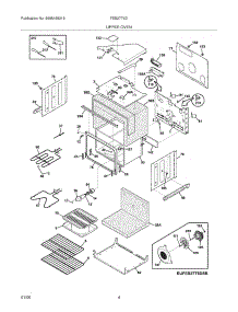 05 - Upper Oven parts for Frigidaire Oven FEB27T6DSC from AppliancePartsPros.com