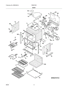 05 - Body parts for Frigidaire Oven FEB27S5DBG from AppliancePartsPros.com