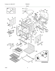 05 - Body parts for Frigidaire Oven FEB30S6DBA from AppliancePartsPros.com