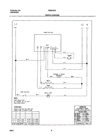 08 - Wiring Diagram parts for Frigidaire Oven FEB24S2ABB from AppliancePartsPros.com