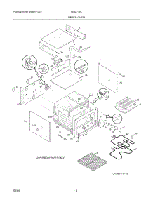 05 - Upper Oven parts for Frigidaire Oven FEB27T6CBA from AppliancePartsPros.com