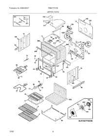 05 - Upper Oven parts for Frigidaire Oven FEB27T7DCB from AppliancePartsPros.com
