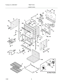07 - Lower Oven parts for Frigidaire Oven FEB27T7DCB from AppliancePartsPros.com
