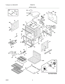 05 - Upper Oven parts for Frigidaire Oven FEB30T6DBB from AppliancePartsPros.com