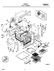 05 - Cavity  /  Elements parts for Frigidaire Oven FEB386CESG from AppliancePartsPros.com