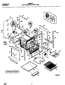 04 - Lower Body parts for Frigidaire Oven FEB398CESC from AppliancePartsPros.com