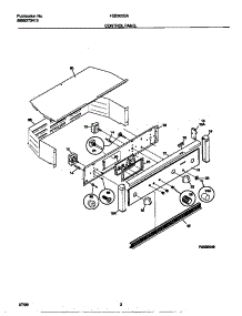 02 - Control Panel parts for Frigidaire Oven FEB500BAB6 from AppliancePartsPros.com