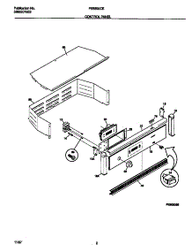 02 - Control Panel parts for Frigidaire Oven FEB500CEBC from AppliancePartsPros.com