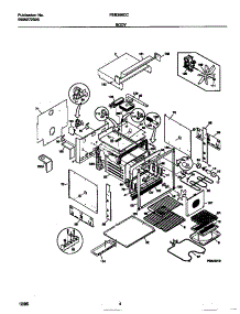 03 - Body parts for Frigidaire Oven FEB386CCS1 from AppliancePartsPros.com