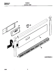 02 - Control Panel parts for Frigidaire Oven FEB386CEBH from AppliancePartsPros.com