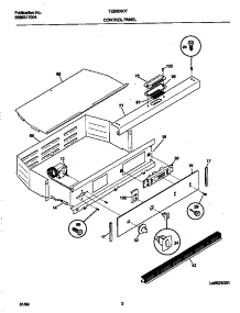 02 - Control Panel parts for Frigidaire Oven FEB500CFB2 from AppliancePartsPros.com