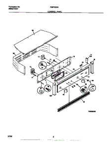 02 - Control Panel parts for Frigidaire Oven FEB703BABF from AppliancePartsPros.com