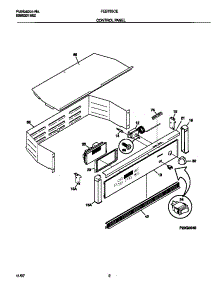02 - Control Panel parts for Frigidaire Oven FEB755CESD from AppliancePartsPros.com