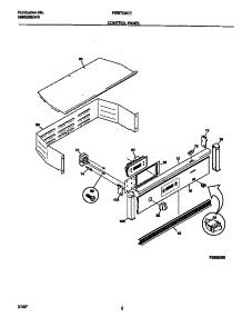 02 - Control Panel parts for Frigidaire Oven FEB703CEBB from AppliancePartsPros.com