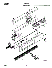 02 - Control Panel parts for Frigidaire Oven FEB798WCCB from AppliancePartsPros.com
