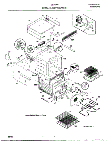 08 - Cavity Upper parts for Frigidaire Oven FEB798WCCE from AppliancePartsPros.com
