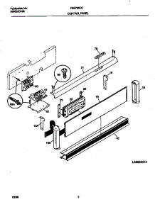 02 - Control Panel parts for Frigidaire Oven FEB798CCBH from AppliancePartsPros.com