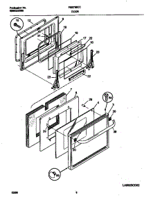 05 - Doors parts for Frigidaire Oven FEB798CCBH from AppliancePartsPros.com