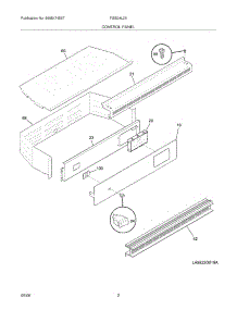 03 - Control Panel parts for Frigidaire Oven FGB24L2ABB from AppliancePartsPros.com