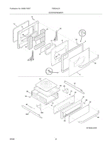 09 - Door / Drawer parts for Frigidaire Oven FGB24L2ABB from AppliancePartsPros.com