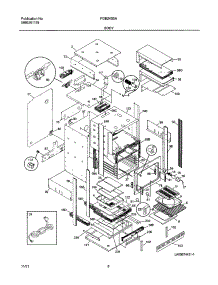 07 - Body parts for Frigidaire Oven FGB24S5ABA from AppliancePartsPros.com