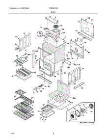 05 - Body parts for Frigidaire Oven FGEW2765KWB from AppliancePartsPros.com