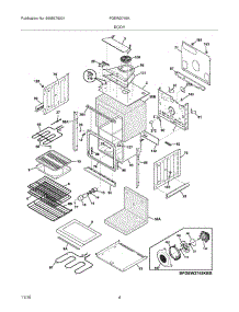 05 - Body parts for Frigidaire Oven FGEW2745KWB from AppliancePartsPros.com