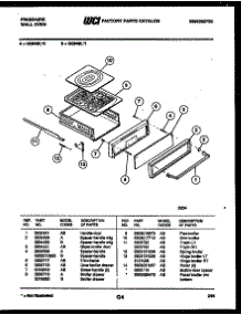05 - Broiler Drawer Parts parts for Frigidaire Oven GG94BLW1 from AppliancePartsPros.com