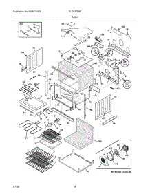 05 - Body parts for Frigidaire Oven GLEB27S9FBA from AppliancePartsPros.com