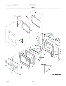09 - Doors parts for Frigidaire Oven GLEB30M9FBB from AppliancePartsPros.com