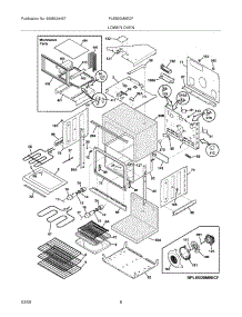 07 - Lower Oven parts for Frigidaire Oven PLEB30M9ECF from AppliancePartsPros.com