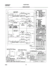 10 - Wiring Diagram parts for Frigidaire Oven PLEB27T8ACB from AppliancePartsPros.com