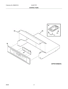 03 - Control Panel parts for Frigidaire Oven GLEB27T9FSC from AppliancePartsPros.com