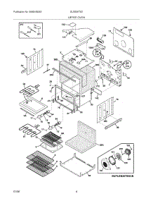 05 - Upper Oven parts for Frigidaire Oven GLEB30T9DQC from AppliancePartsPros.com