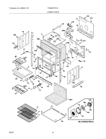 07 - Lower Oven parts for Frigidaire Oven PLEB30T9FCC from AppliancePartsPros.com