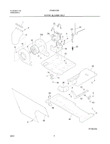 05 - Motor / Blower / Belt parts for Frigidaire Washer Dryer Combo FEX831CS0 from AppliancePartsPros.com