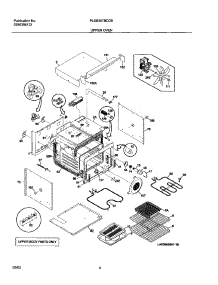 05 - Upper Oven parts for Frigidaire Oven PLEB30T8CCB from AppliancePartsPros.com