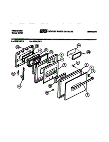 06 - Door Parts parts for Frigidaire Oven REG77BFB0 from AppliancePartsPros.com